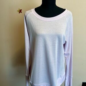 Balance Collection Light Pink Long Sleeve Tee